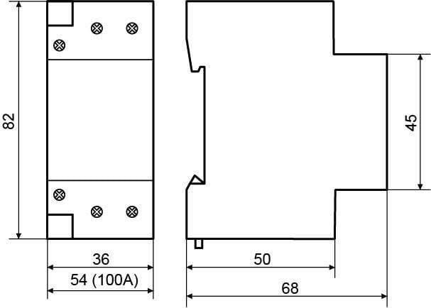 Контактор модульний АСКО-Укрем MK-N 2P 100A 2NO 220V (A0040030038) - фото 5 Контактор модульний АСКО-Укрем MK-N 2P 100A 2NO 220V (A0040030038) - фото 5