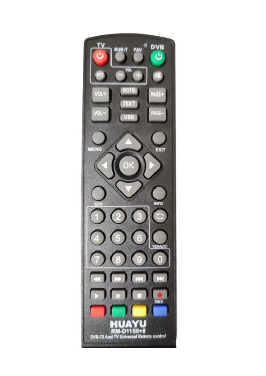 Универсальный пульт Huayu для T2 RM-D1155+ (1432980219)