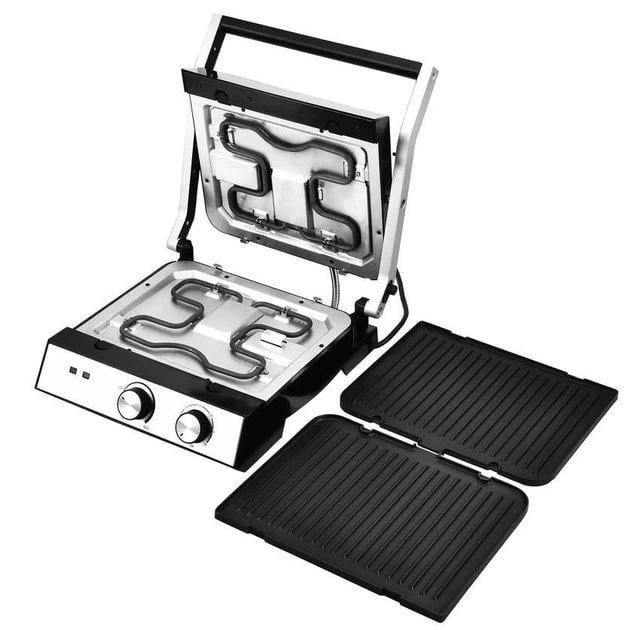Гриль електричний притискний Zepline ZP-086 3500W зі знімними пластинами (ZP-086) - фото 6 Гриль електричний притискний Zepline ZP-086 3500W зі знімними пластинами (ZP-086) - фото 6