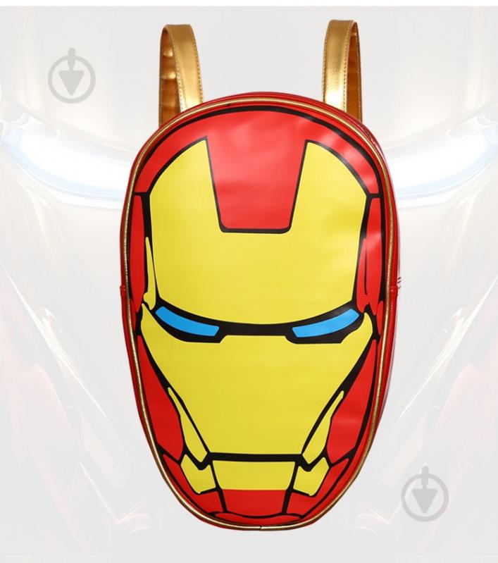 Рюкзак в виде маски Iron Man Marwell Красный (IBR105)