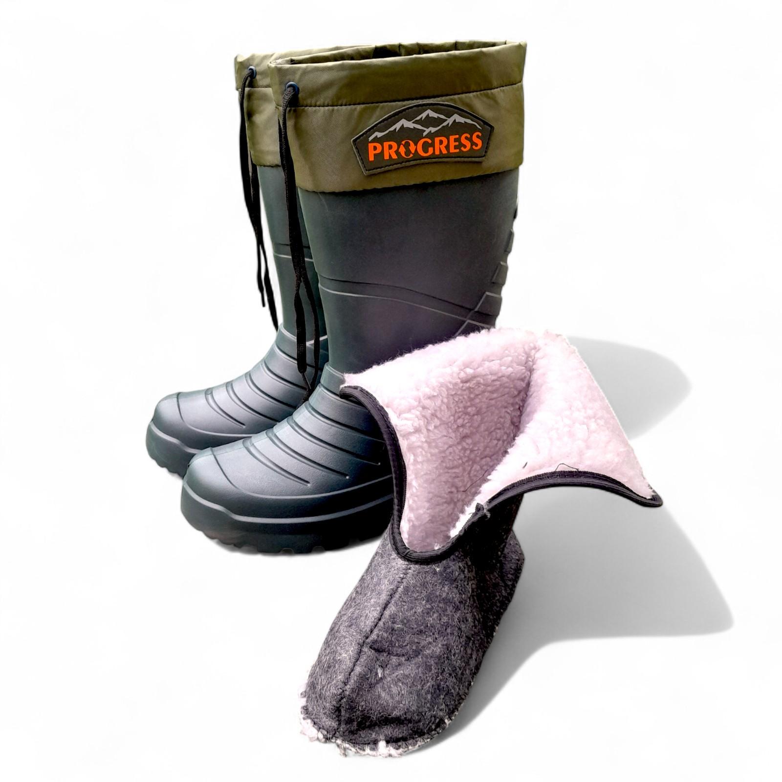 Сапоги мужские Progress ЭВА с утеплением р. 44 29 см. Хаки (2797536765) - фото 6 Сапоги мужские Progress ЭВА с утеплением р. 44 29 см. Хаки (2797536765) - фото 6