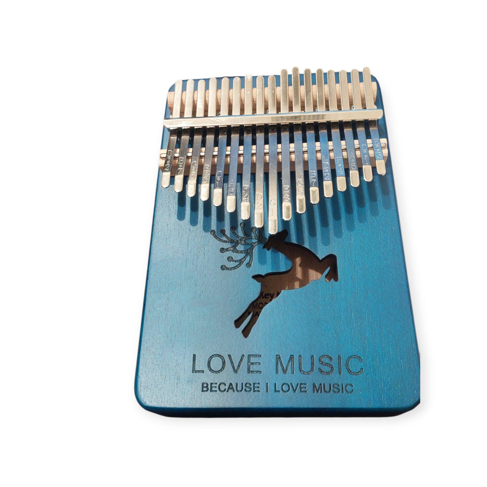 Инструмент Калимба на 17 язычков Синий (K-17-11S)