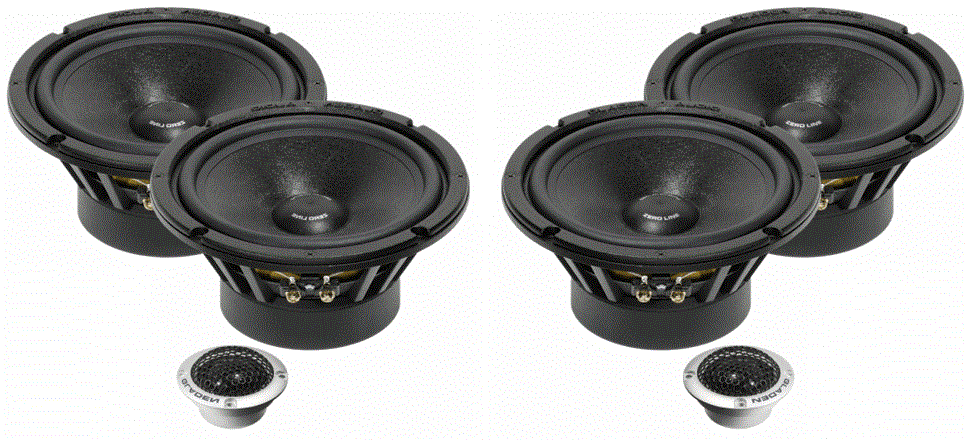 Компонентна акустика Gladen Audio ZERO PRO 165.2 DUAL