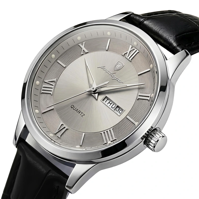 Наручний годинник Poedagar Berlin Premium Leather 2 ремінці (57003)