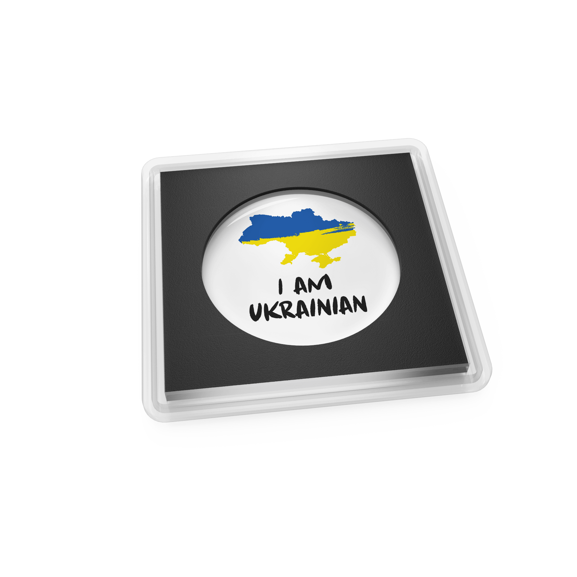 Стікер IZIPIZI.WORLD I am Ukrainian з NFC Білий (20364673) - фото 3