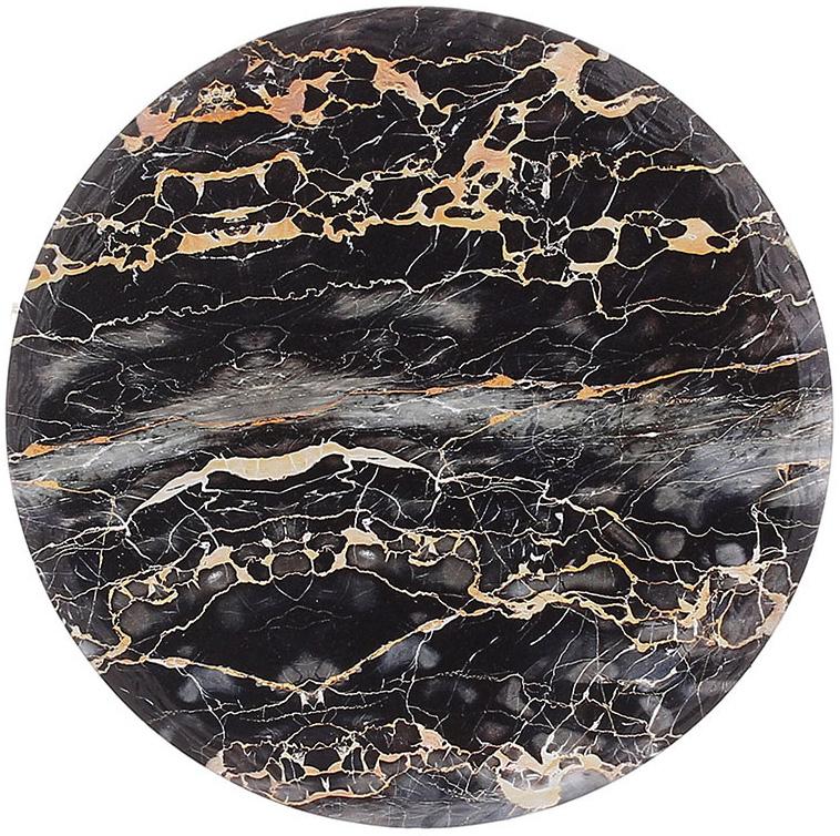 Підставка під гаряче керамічна Golden Black Marble на пробковій основі Ø16 см (BD-858-704)