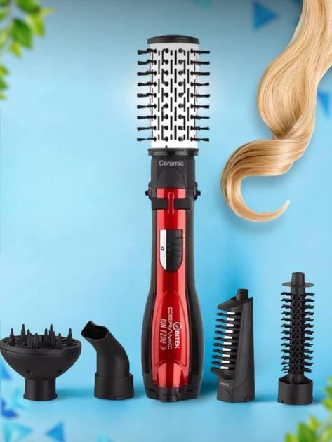 Фен-браш для волос стайлер 5в1 с насадками 1200 Вт (2747067690) - фото 6 Фен-браш для волос стайлер 5в1 с насадками 1200 Вт (2747067690) - фото 6