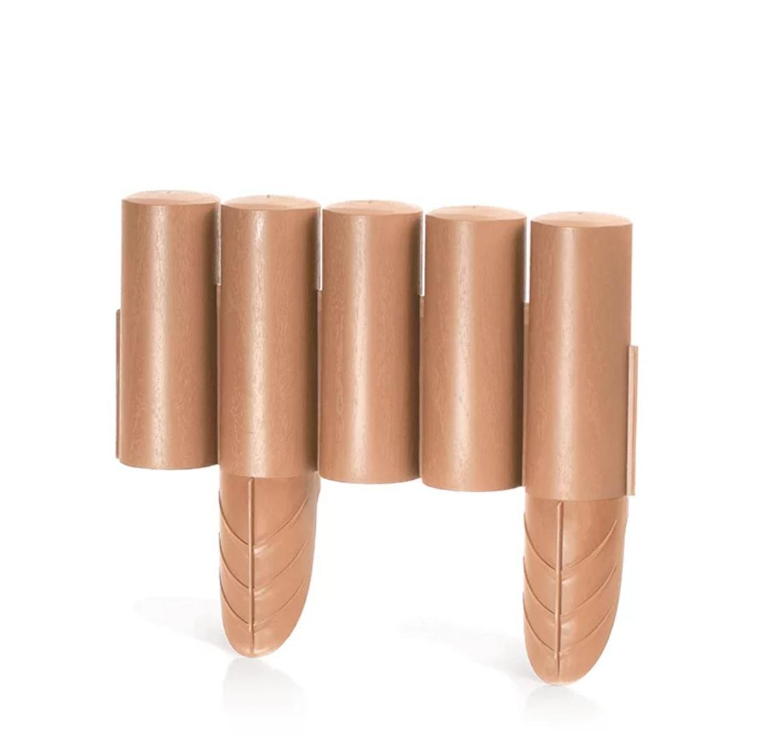 Бордюр садовый Prosperplast Palisada ogrodowa 2,35 м Терракотовый (IPALPLUS-R624)