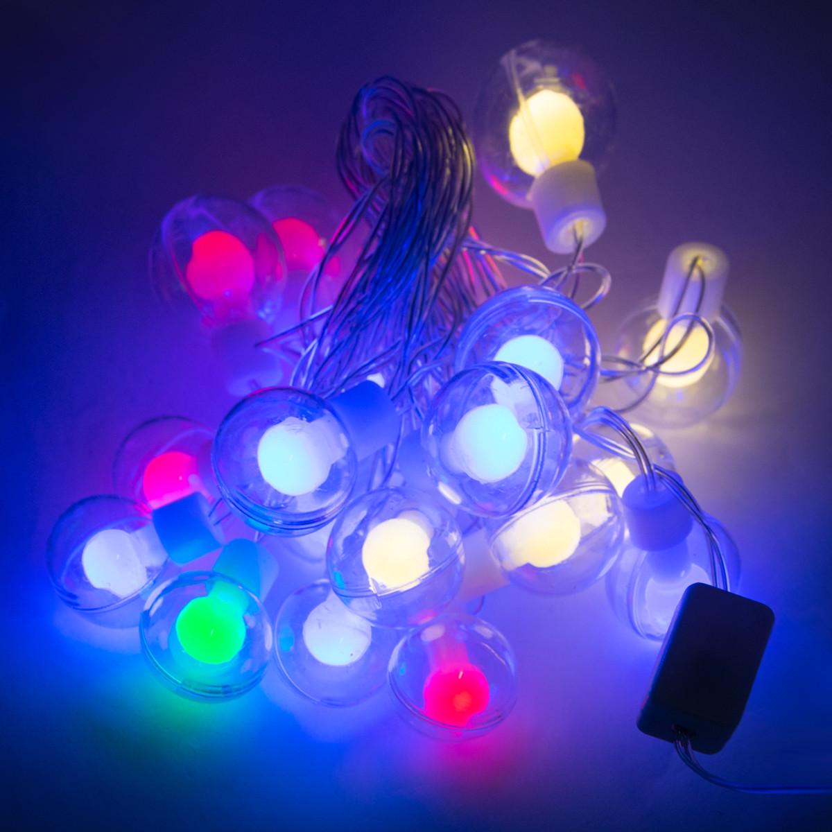 Гирлянда Xmas Штора 5 м 20 лампочек Разноцветный (6befae72)