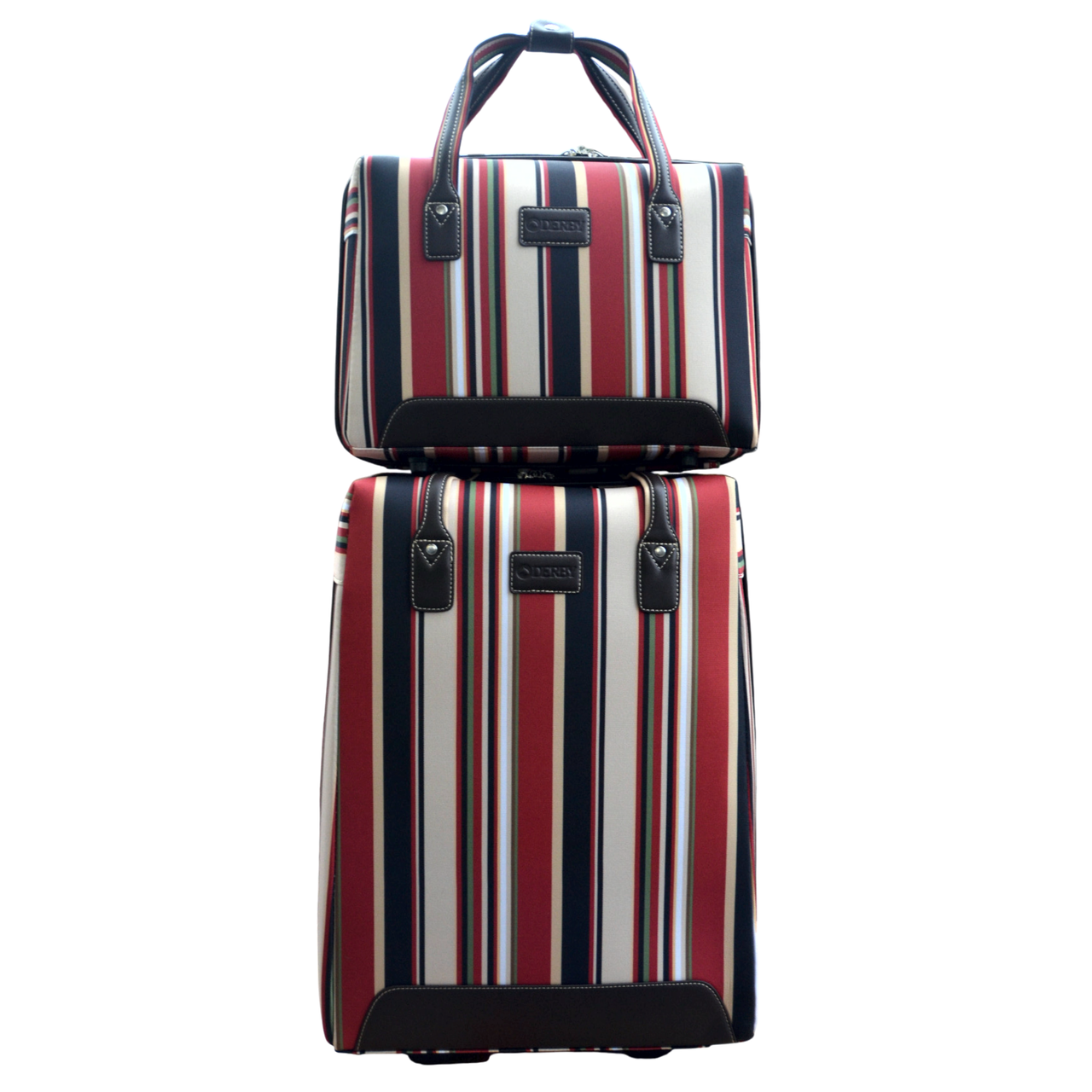 Чемодан ручная кладь Derby 092402-L текстильная 2 колеса 20'' с бьюти-кейсом Derby 092402-S (2447983477) - фото 2 Чемодан ручная кладь Derby 092402-L текстильная 2 колеса 20'' с бьюти-кейсом Derby 092402-S (2447983477) - фото 2