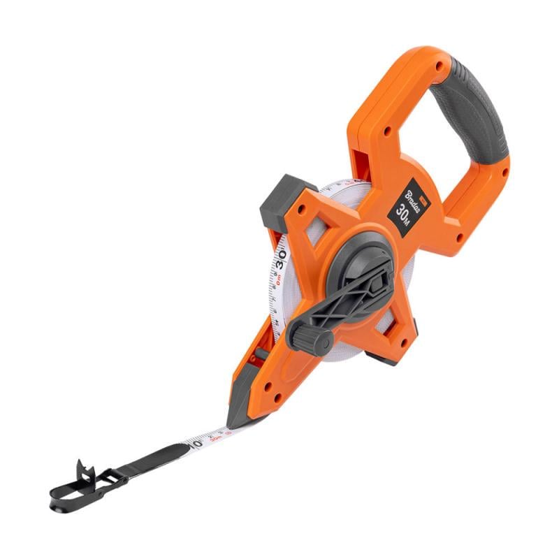 Рулетка вимірювальна fiberglass швидка DIY-MH12-03015F/CB 30 м