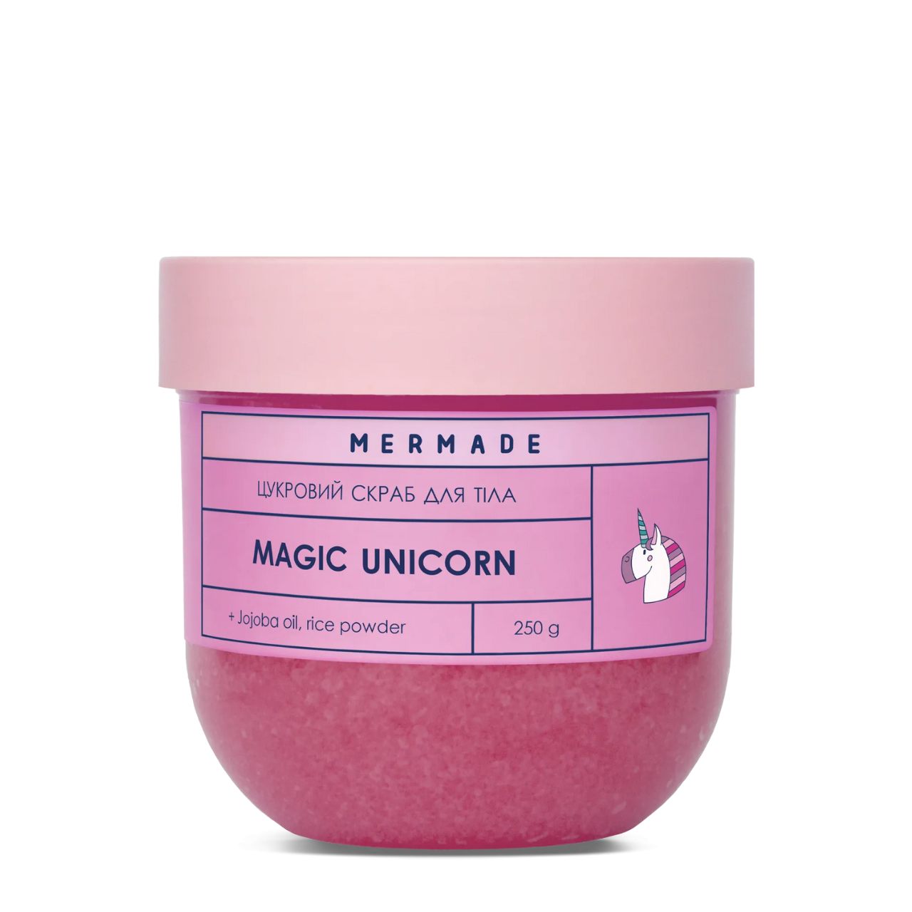 Скраб для тіла цукровий Mermade Magic Unicorn аромат Зефір 250 г