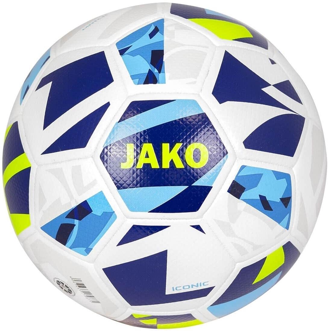 Футбольный мяч Jako ICONIC р. 5 Бело-желтый (2371-656)