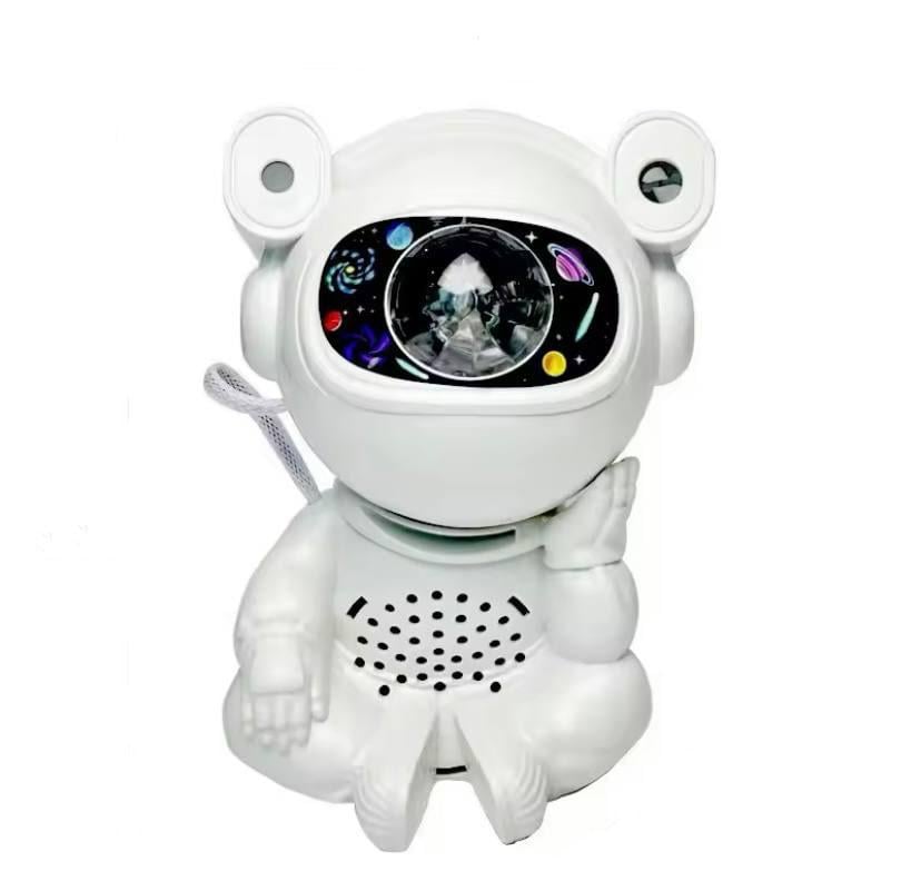 Нічник-проектор зоряного неба з Bluetooth колонкою Астронавт сидячий (05a49e54)