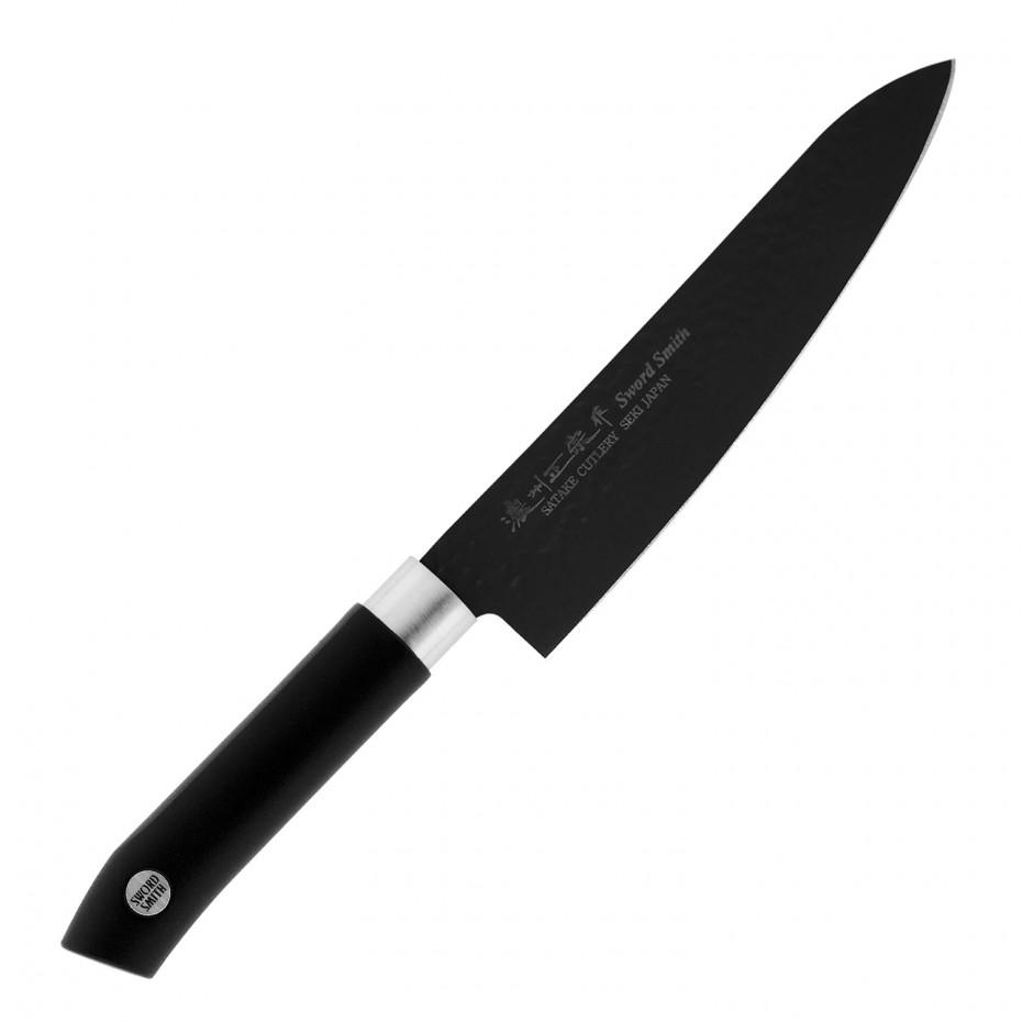 Ніж кухонний Satake Swordsmith шеф 180 мм Black (805-742)