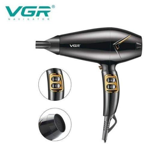 Фен для сушки укладки волос VGR V-423 Professional Powerful 1800-2200 Вт (2271720410) - фото 4