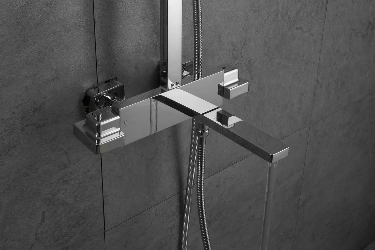 Душова система з термостатом Faop A2409-40 3-режими Хром - фото 2 Душова система з термостатом Faop A2409-40 3-режими Хром - фото 2