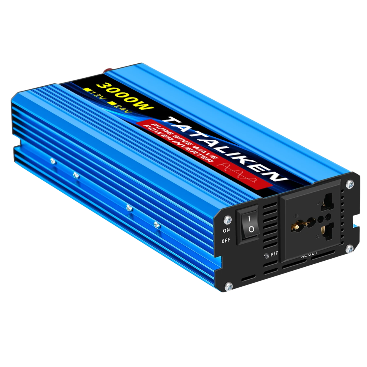 Инвертор с чистой синусоидой Tataliken 3000 Вт Pure Sine Wave 12/220 В с правильной синусоидой (2831045590)