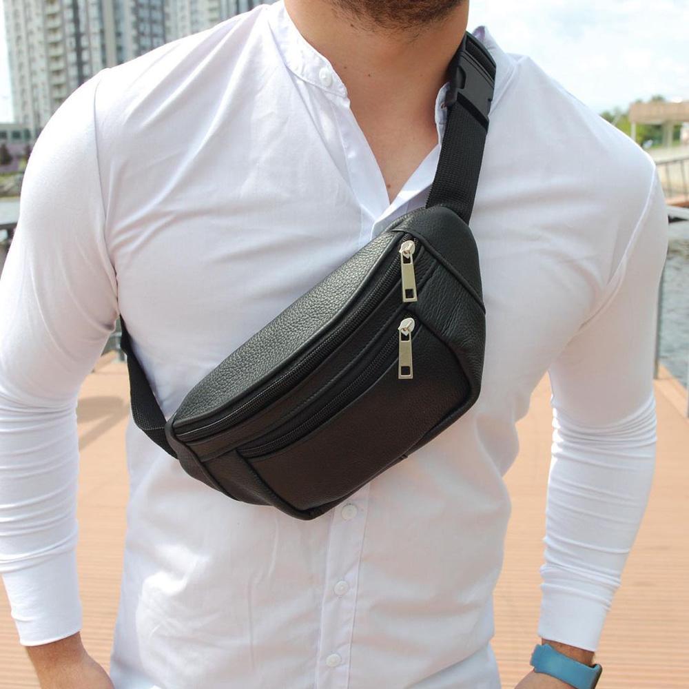 Бананка кожаная 36164 - фото 10 Бананка кожаная 36164 - фото 10