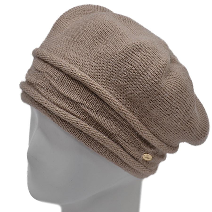 Берет шерстяной Lirus Даяна L р. 57-58 Светло-бежевый (70315)