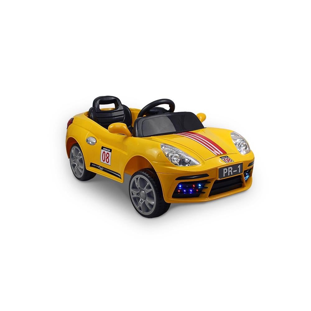 Электромобиль Just Drive PORSCHE-1 Желтый (Just Drive PORSCHE-1)