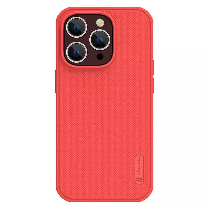 Противоударный Чехол Nillkin Matte Pro для Apple iPhone 14 Pro Max (6.7") Красный / Red - фото 1