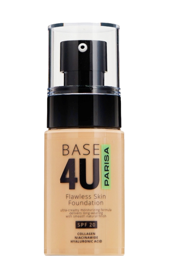 Тональный крем Parisa Base 4U №23 с коллагеном