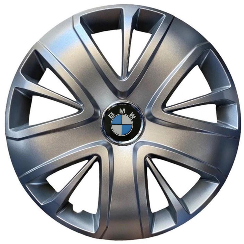 Колпаки SJS с логотипом BMW 428 R16 4 шт. Серебряный (31006272)