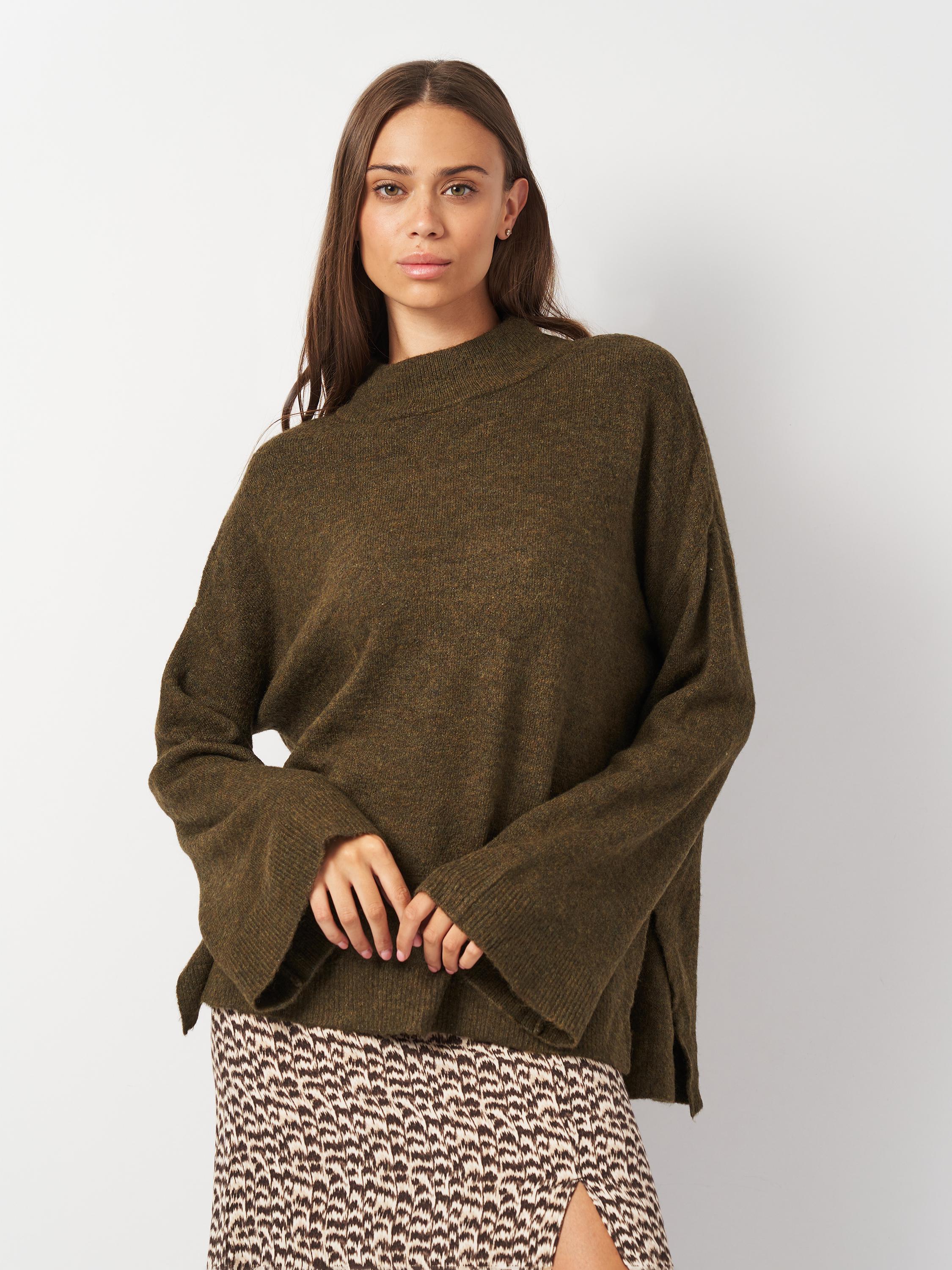 Светр оверсайз S Хакі (2001121ral)