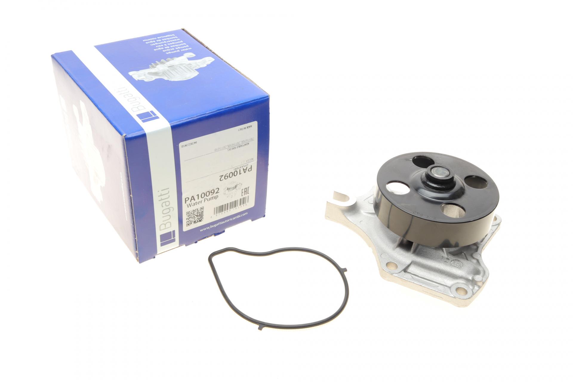 Помпа воды Bugatti Mazda 2 II/3 I/II 1.3/1.3MZR/1.4/1.5/1.6/1.6MZR 03-17 B/B 6 PA10092
