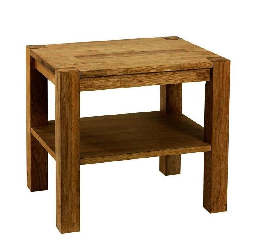 Тумба приліжкова з дерева Чибанга Мускат (ПТМ-000707)