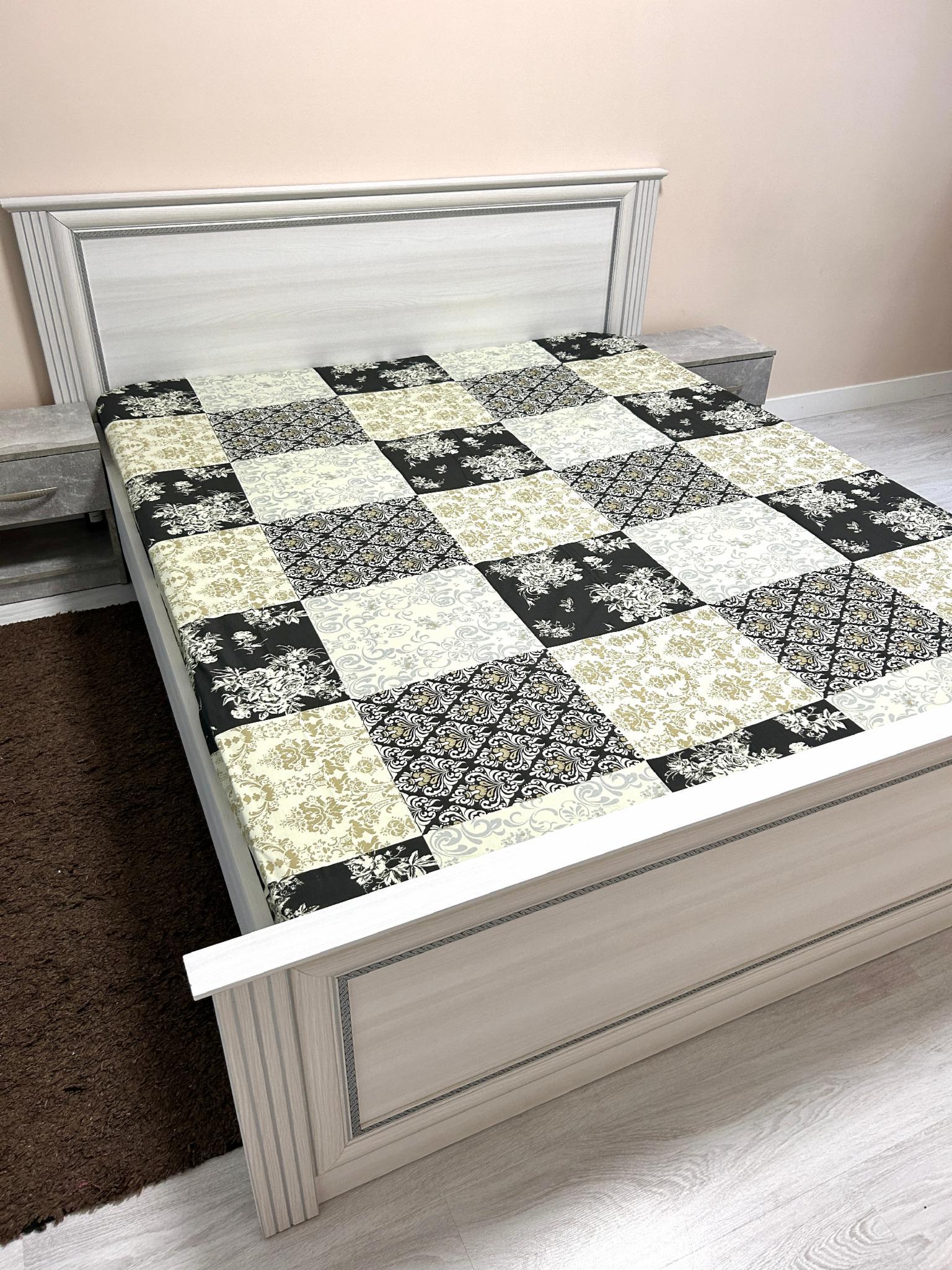 Простынь на резинке Эпоха из бязи голд 180х200 см (G-04-125/х180)