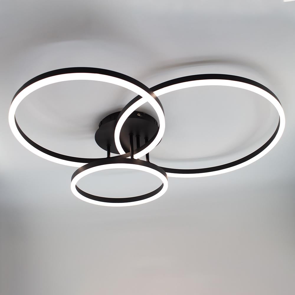 Люстра светодиодная смарт ESLLSE COCO 3R 105 Вт 762x675x150 мм Черный (10545) Люстра светодиодная смарт ESLLSE COCO 3R 105 Вт 762x675x150 мм Черный (10545)