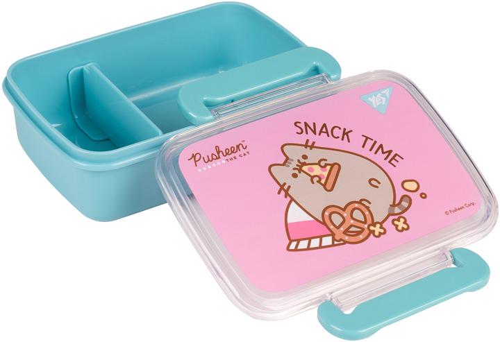 Контейнер YES Pusheen 420 мл Синій (708055) - фото 2 Контейнер YES Pusheen 420 мл Синій (708055) - фото 2