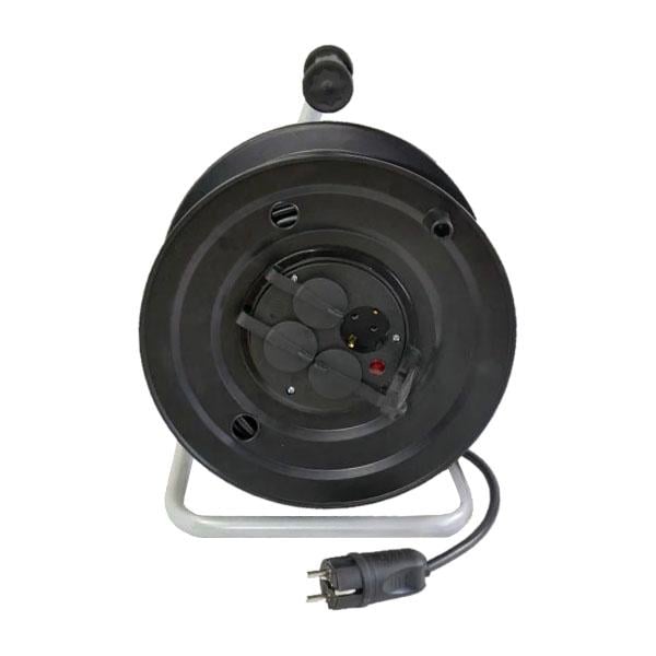 Удлинитель на катушке без заземляющего контакта ПВС 2x1,5 мм.кв. 4 розетки 20 м (30274261)