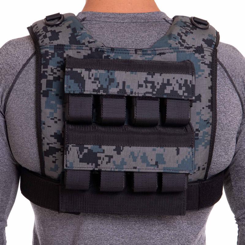 Жилет обтяжувач TA-3271 16 кг Чорний (56363251) - фото 4