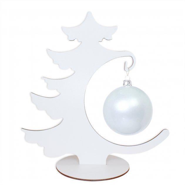 Елочная игрушка деревянная Mazhura Елка MZ-709498 31х30 см (4515068)