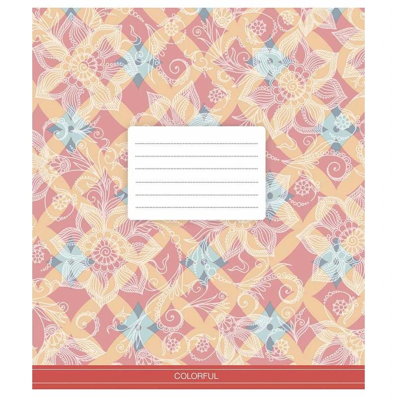 Школьная тетрадь в линейку Школярик 12 листов Разноцветный (NB-286-Z-519)