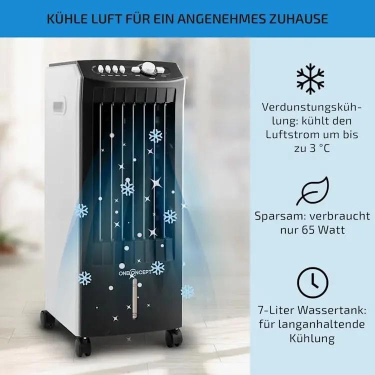 Вентилятор/охладитель/увлажнитель воздуха KLARSTEIN MCH-1 V2 3в1 (10029739) - фото 4 Вентилятор/охладитель/увлажнитель воздуха KLARSTEIN MCH-1 V2 3в1 (10029739) - фото 4