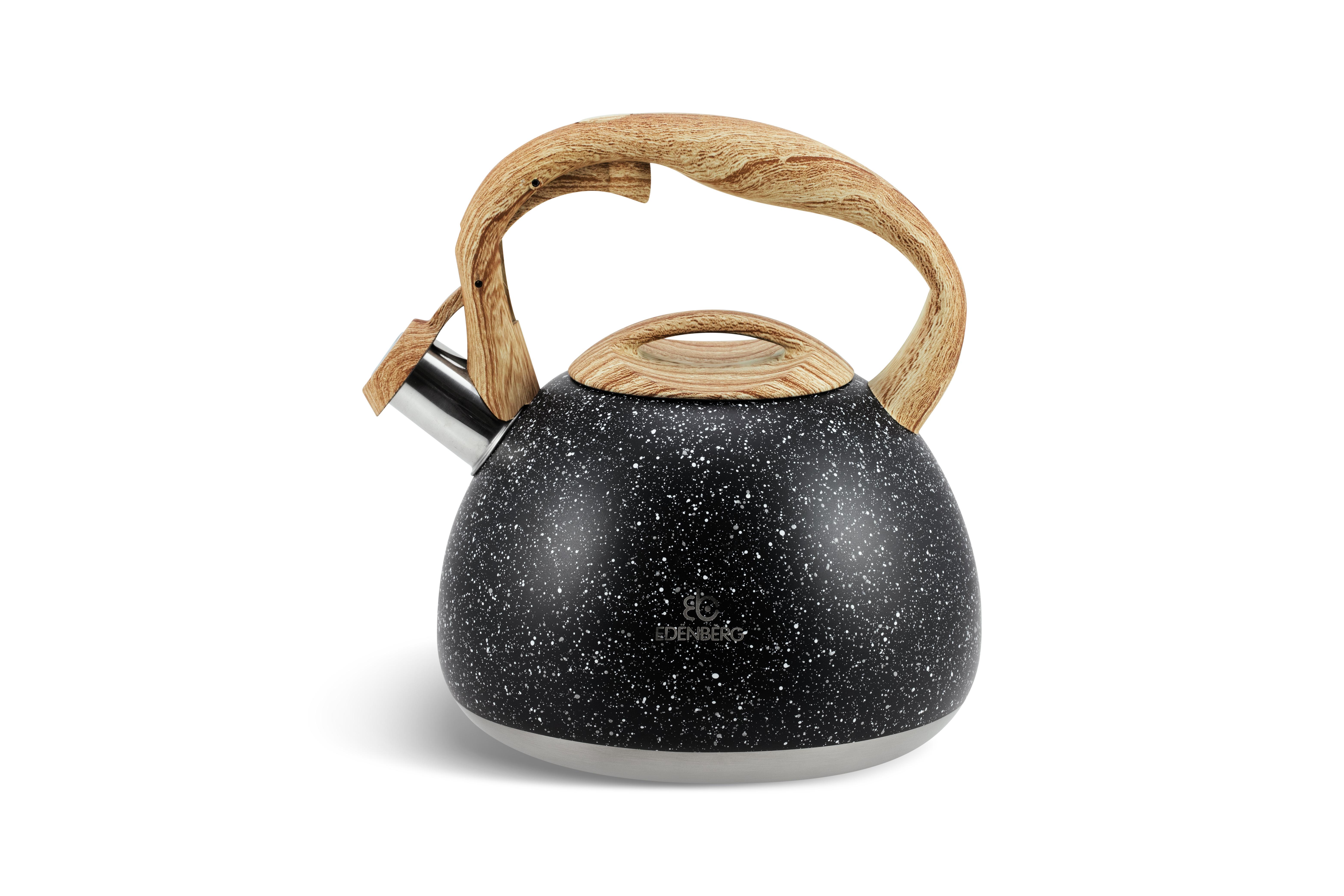 Чайник Edenberg со свистком из нержавеющей стали 3 л (EB-8801-black) Чайник Edenberg со свистком из нержавеющей стали 3 л (EB-8801-black)