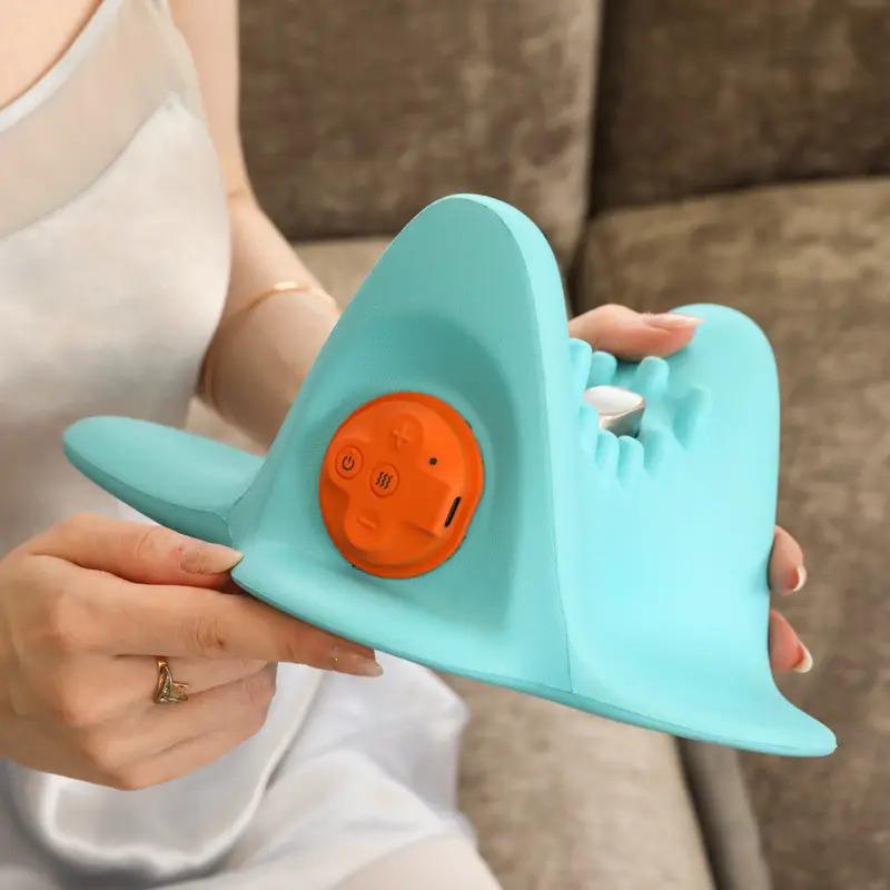 Массажер для шеи Spin Pillow мпульсный подголовник U-образный (10700) - фото 6