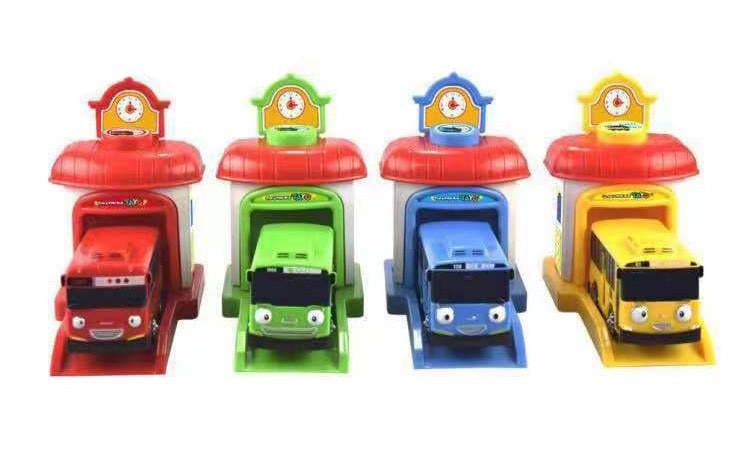 Ігровий набір TAYO 8в1 Автобуси з гаражами та запуском 4 шт. (333-002А) - фото 4