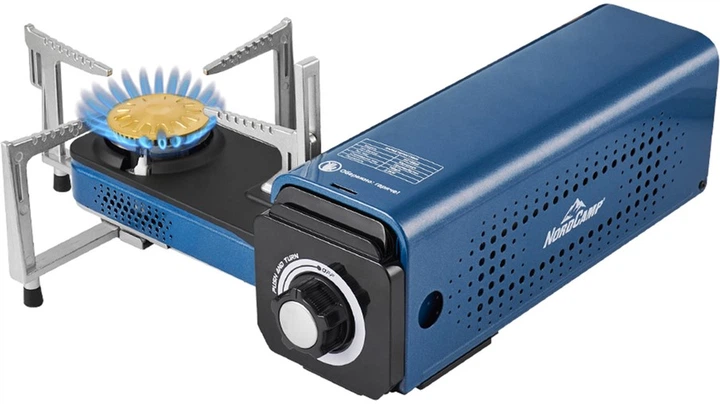 Плита газова туристична настільна портативна NordCamp 2,2 кВт Foldable (NC10600)