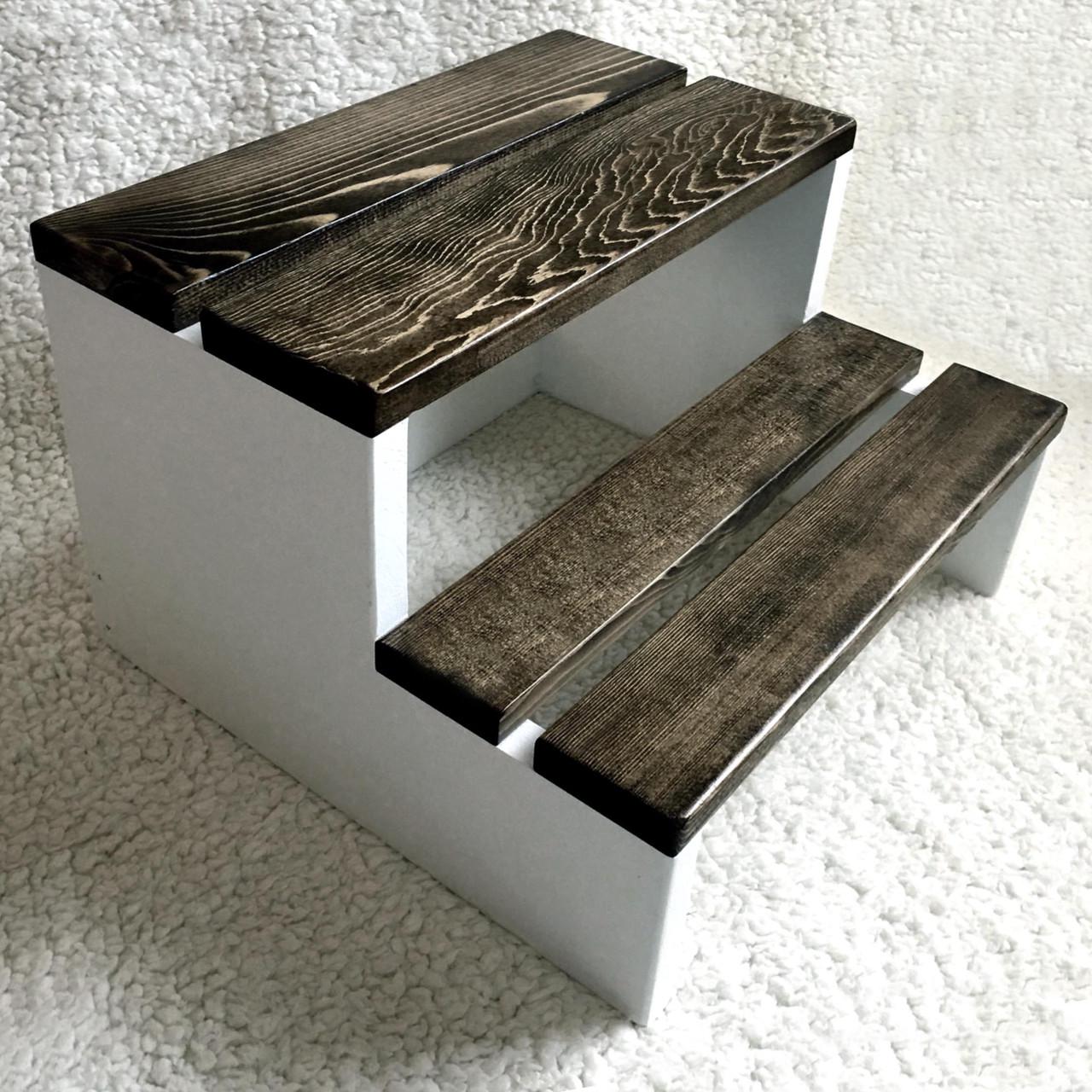 Скамейка-ступенька из дерева Ниагара Зефир/Мокко (ССТ-00072010)