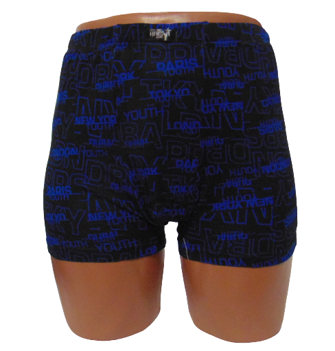 Трусы мужские боксеры Инсан 18707 4XL Черный/Синий Трусы мужские боксеры Инсан 18707 4XL Черный/Синий