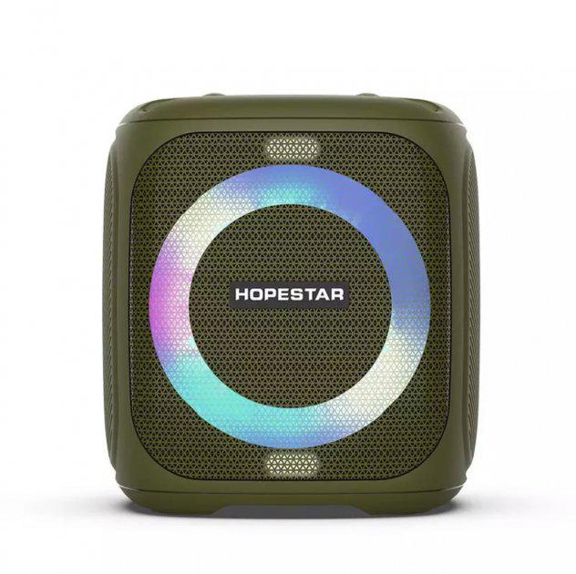 Колонка Bluetooth 50 W HOPESTAR PARTY 100 LED Зеленый