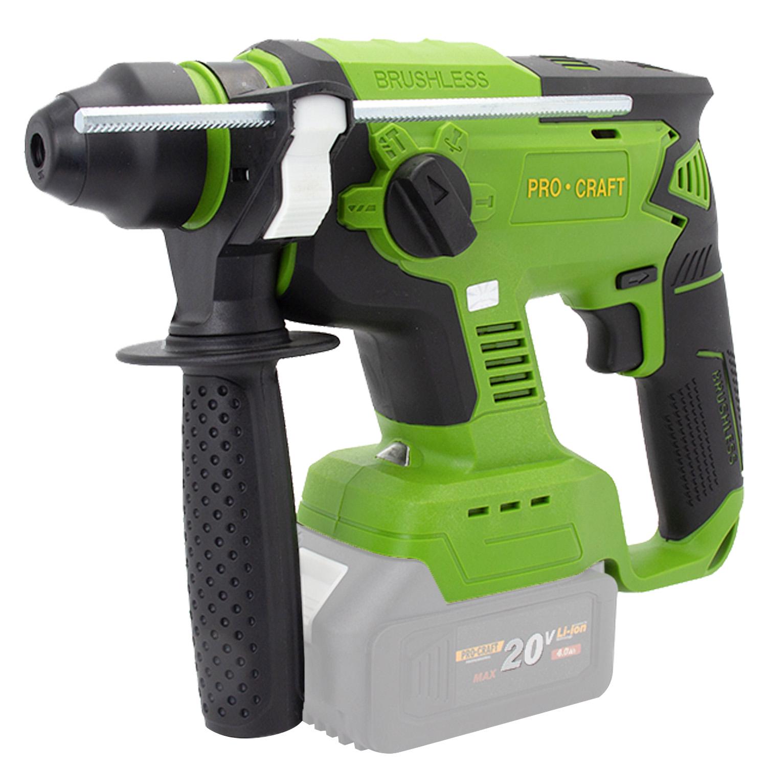 Перфоратор акумуляторний ProCraft PHA20 без акб та зп (030206) - фото 3 Перфоратор акумуляторний ProCraft PHA20 без акб та зп (030206) - фото 3