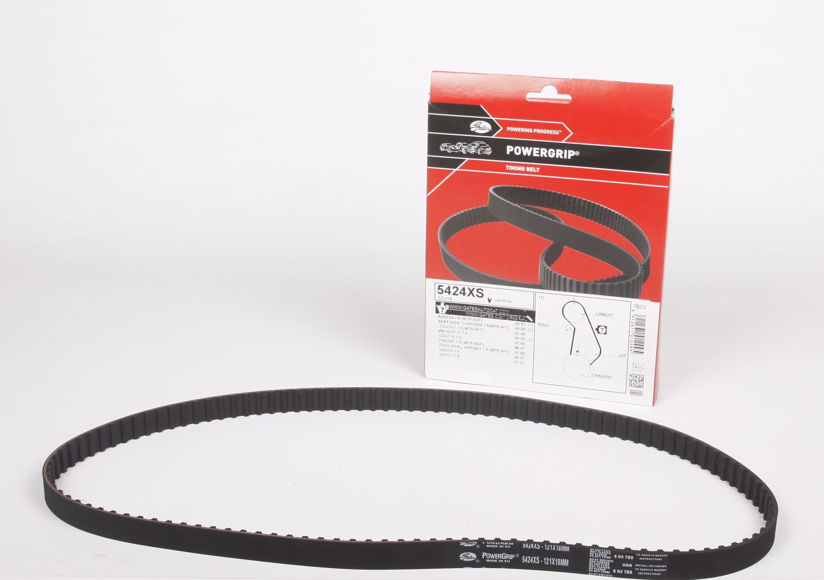 Ремінь ГРМ VW Golf 3 1.6/1.8 5424XS GATES Ремінь ГРМ VW Golf 3 1.6/1.8 5424XS GATES