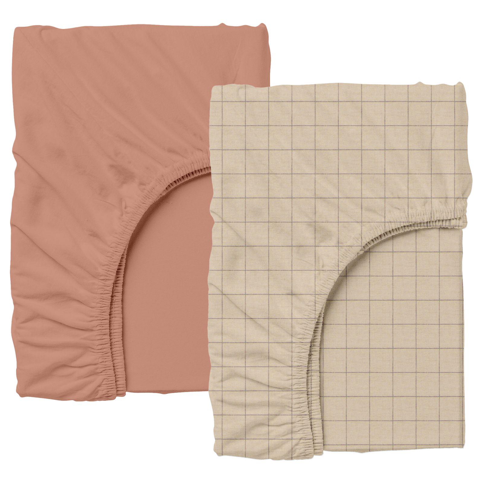 Набір простирадл на резинці Cosas 90х200х20 см 2 шт. Brick/Cell Ashbeige (4822052083208)