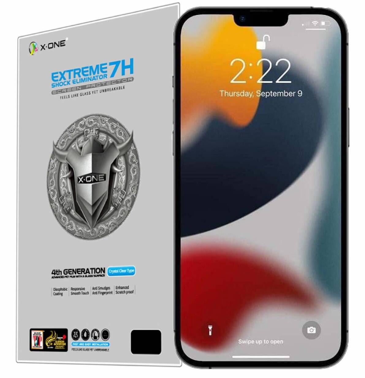 Захисна плівка X-one Extreme Shock Eliminator for iPhone 13/13 Pro
